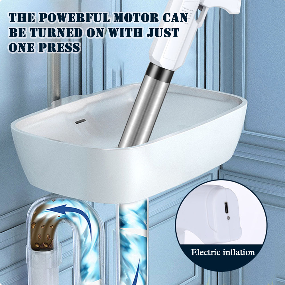 Power Tools Pneumatic - Potente stantuffo elettrico per WC, sblocco