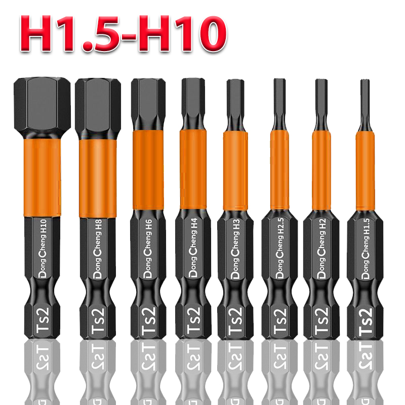 Power Key Tools - Punta Esagonale Nera Magnetica per Chiave