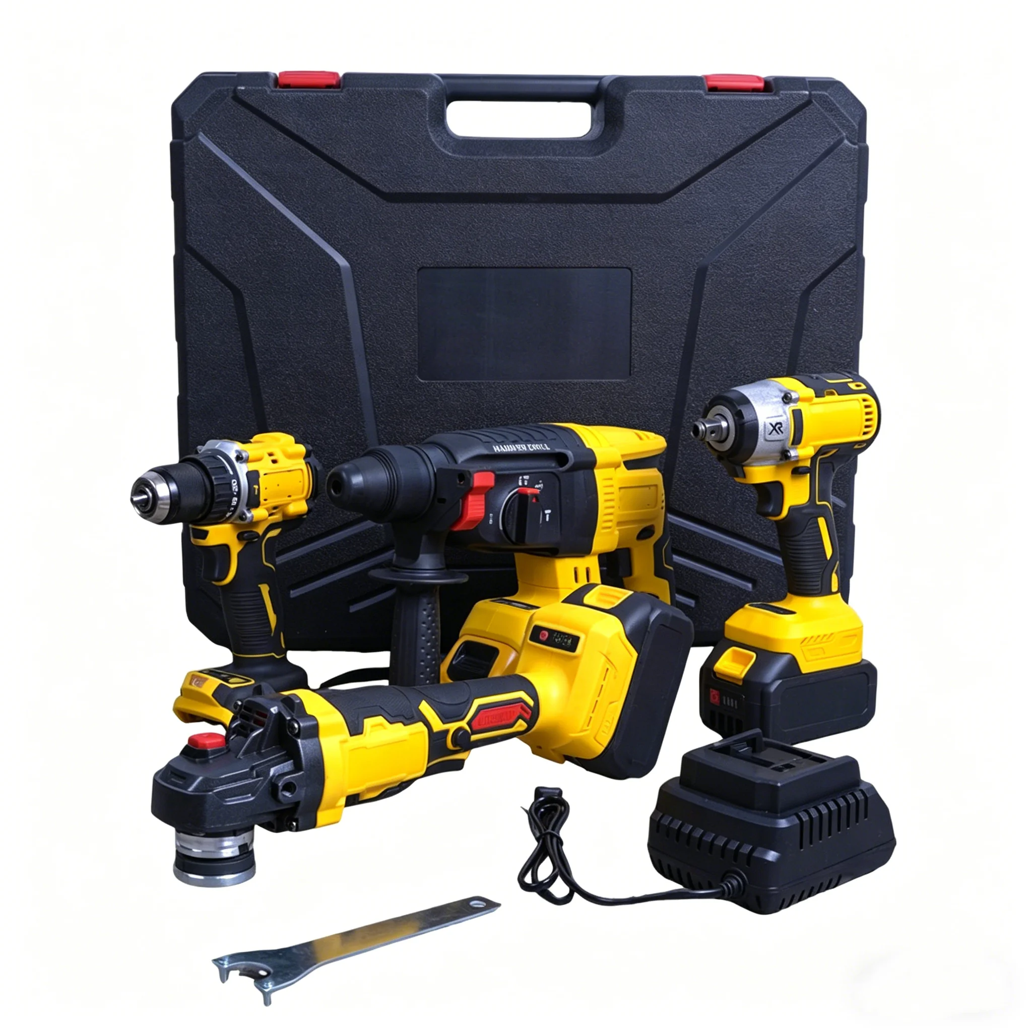 Power Tools Combo Kits - Kit Combo di Utensili Elettrici Multifunzione:
