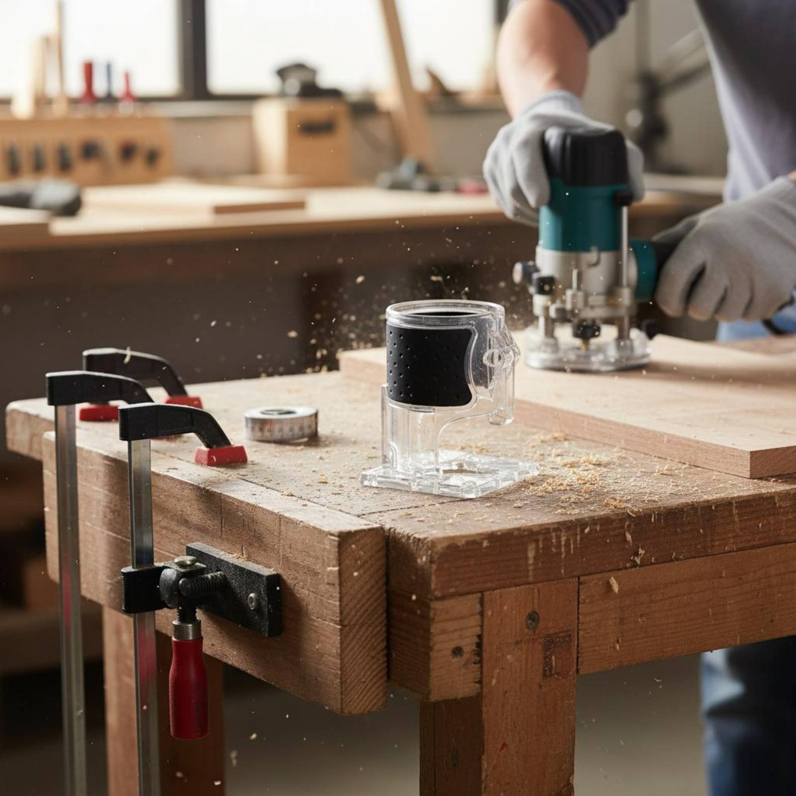 Router Trim Base - Piastra di Bilanciamento per Fresatrice, Base