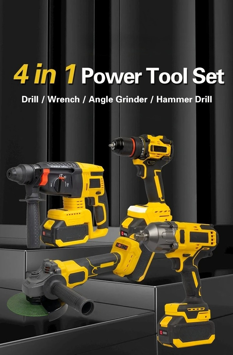 Set di utensili elettrici prof - Power Tools Combo Kits recensione e prezzo